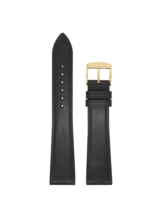 Rochet Leather Strap Black 18mm