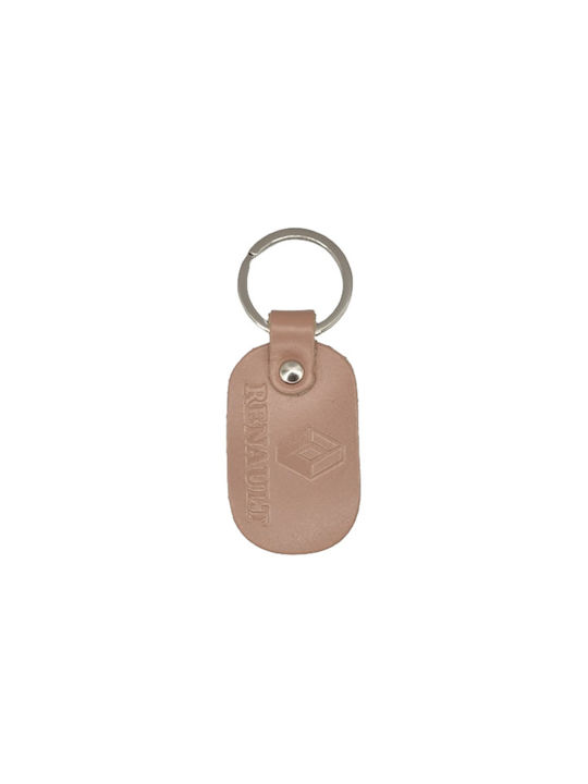 Renault Keychain Leather Pink