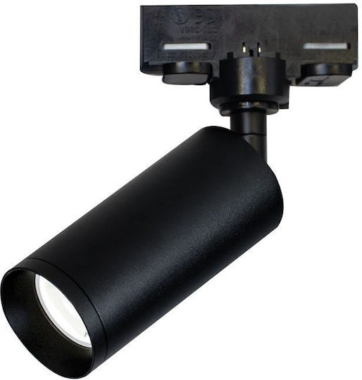 Zambelis Lights Μονό LED Σποτ σε Μαύρο Χρώμα