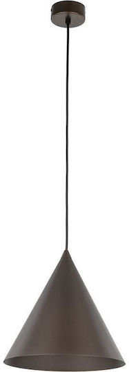 TK Lighting Hängelampe Braun 25x25cm