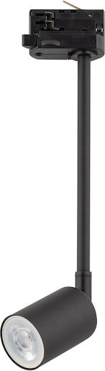 TK Lighting Einzel Spot mit Fassung GU10 in Schwarz Farbe