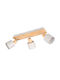 Trio Lighting Triple Spot with Socket GU10 in Gray Color