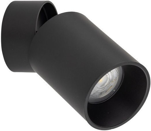 TK Lighting Μονό Σποτ με Ντουί GU10 σε Μαύρο Χρώμα