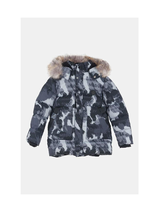 Joyce Kids Parka with Hood Multicolour