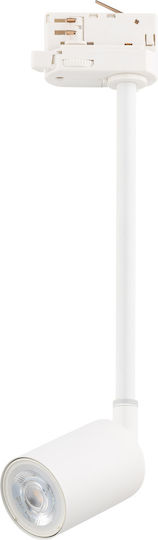 TK Lighting Единично Спот с Цокъл GU10 в Бял Цвят