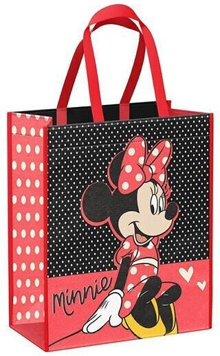 Διακάκης Τσάντα για Δώρο με Θέμα "Minnie" Κόκκινη 36.5x46x14εκ.