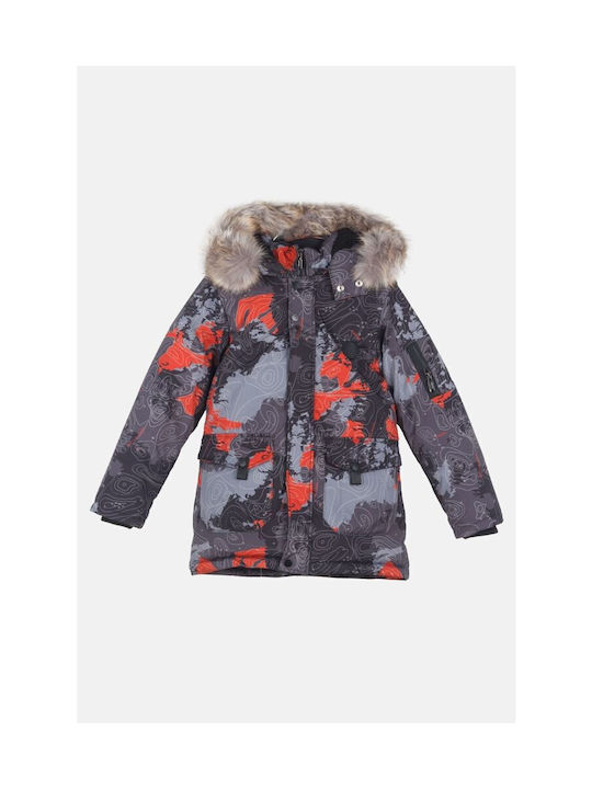 Joyce Kids Parka with Hood Blue