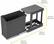 Sliding Container Automatic Opening Emuca 8906923 Anthracite 30l