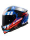 LS2 Vector II FF811 Tantic Gloss Red/Blue Мотоциклетна каска Full Face ECE 22.06 1500гр с Sunvisor
