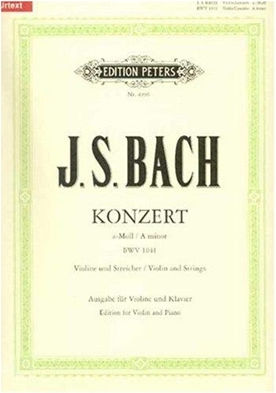Bach Johann Sebastian Violin Concert In A Minor