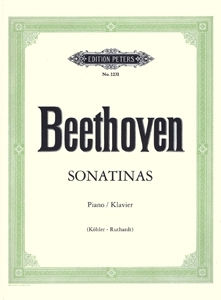 Beethoven Sonatinas Editions Peters Urtext