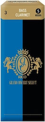 Rico Grand Concert Bass Clarinet Reeds Bb No.3 1 Pc Rico Grand Concert Bass Clarinet Reeds Bb No.3 1 Pc