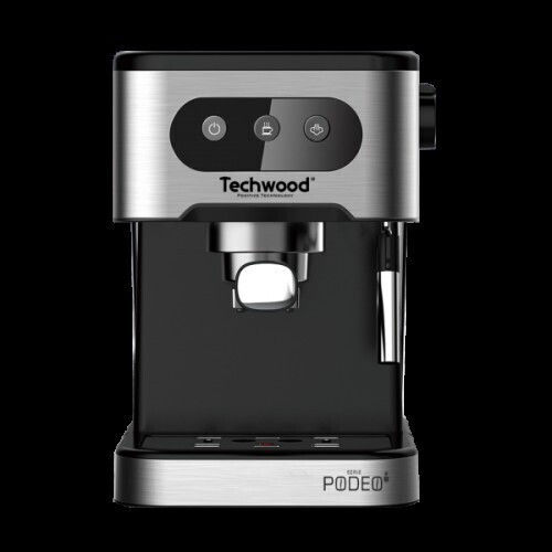 Techwood Μηχανή Espresso 1350W Πίεσης 20bar Ασημί TCA-156EXN