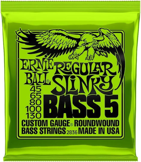 Ernie Ball Slinky Set Bass Strings Nickel Wound 45 - 130
