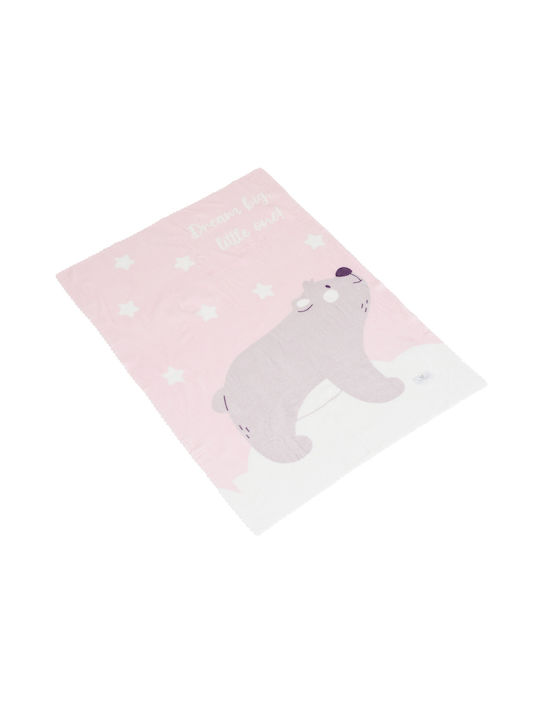 Cangaroo Pătură Pepinieră Swaddling Cu Ursuleț Dreamy Bear 75x100cm