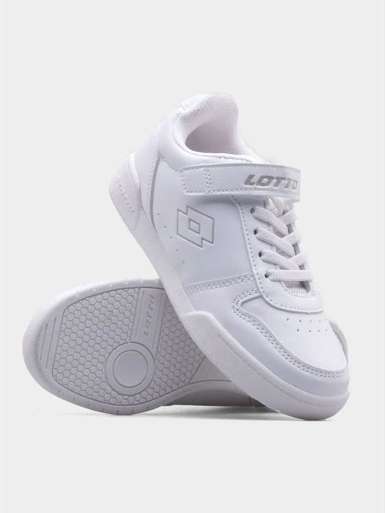 Παιδικά Sneakers με Σκρατς Λευκά