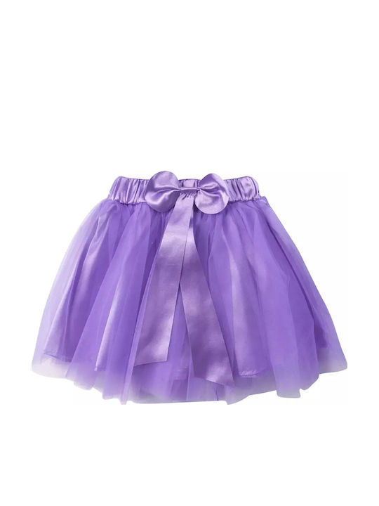 Fustă Tutú pentru Copii din Tulle Violet