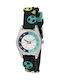 Tikkers Kids Analog Watch with Silicone Strap Black
