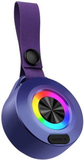 A232 Αδιάβροχο Ηχείο Bluetooth 5W με Διάρκεια Μπαταρίας έως 24 ώρες Μωβ
