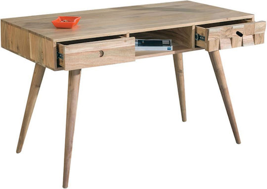 Consolă din Lemn Masiv Natural L117xL60xH76buc