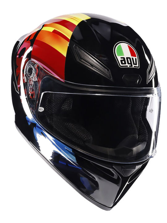 AGV K1 S Pulse 46 Motorcycle Helmet Full Face E...