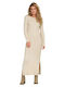 Katia Maxi Knitted Dress Ecru