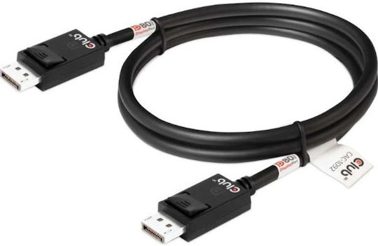 Club3D Kabel DisplayPort-Stecker - DisplayPort-Stecker 1.6m Schwarz