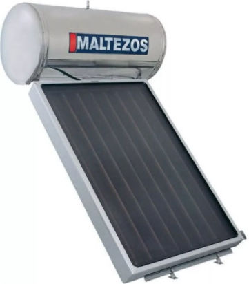 Maltezos Solar-Warmwasserbereiter 160Es Inox Doppelte Energie 1.95qm Auswahl