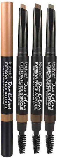 Technic Duo Color Eyebrow Pencil Spoolie Dark