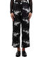 Women's Fabric Trousers Noir