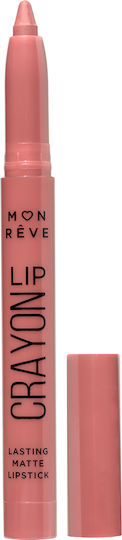 Mon Reve Long Lasting Pencil Lipstick Matte Lc05 Guava 25gr