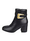 Women's Ankle Boots with Medium Heel Black