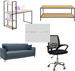 Σετ Επίπλων Study Life 1 245878 4τμχ
