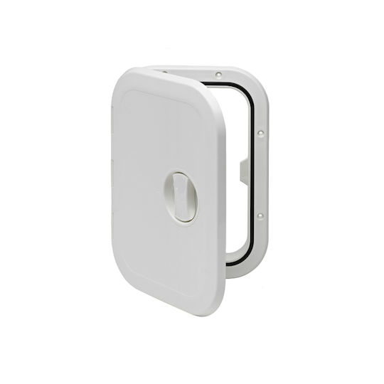 Can SB Ușă de punte a bărcii Rectangular L380xL280mm Gri Culoare
