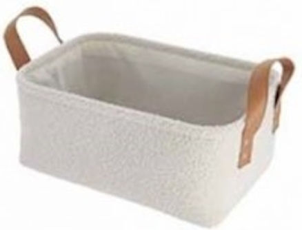 Atmosphera Coș de Depozitare Alb 34x23.5x14cm 1buc