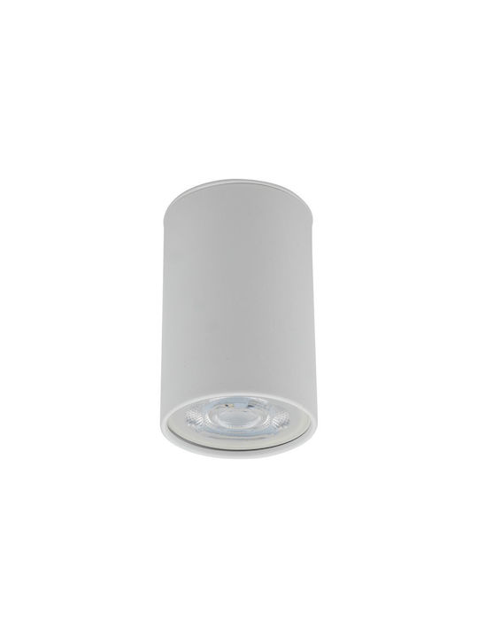 TK Lighting Single Spot with Socket GU10 in White Color