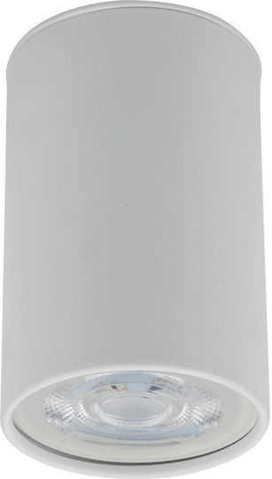 TK Lighting Μονό Σποτ με Ντουί GU10 σε Λευκό Χρώμα