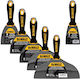 DEWALT Шпатула с Пластмасова Дръжка Комплект 6бр 3-149