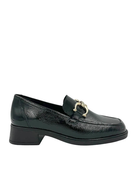 Ragazza Leather Women's Moccasins in Black Color