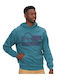 Sweatshirt mit Kapuze Petrol Blau