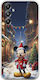 Desene animate de Crăciun Mickey Samsung Galaxy M35 5G TPU flexibil silicon transparent