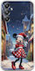 Weihnachts-Cartoons Minnie Samsung Galaxy M35 5G Flexibles TPU Transparentes Silikon