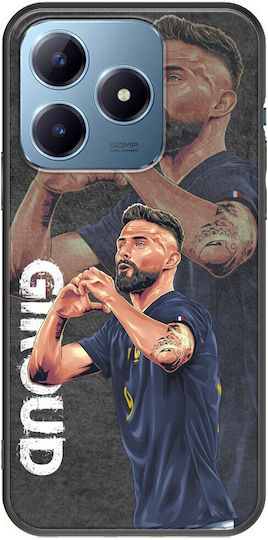 Football Stars Olivier Giroud France Realme C63 Black TPU Black Silicone