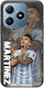 Stele Fotbal Lautaro Martinez Argentina Realme C63 Negru TPU Silicon Negru