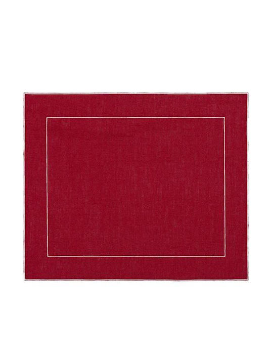 La Gallina Matta Plastic Placemat Red 49x40cm
