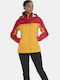 Precip Eco Women's Short Lifestyle Jacket Waterproof for Winter with Hood Golden Sun, Team Red