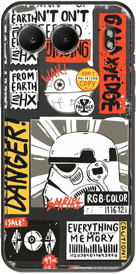 Star Wars Stormtrooper Oneplus Nord 4 5G Schwarzes TPU Schwarzes Silikon