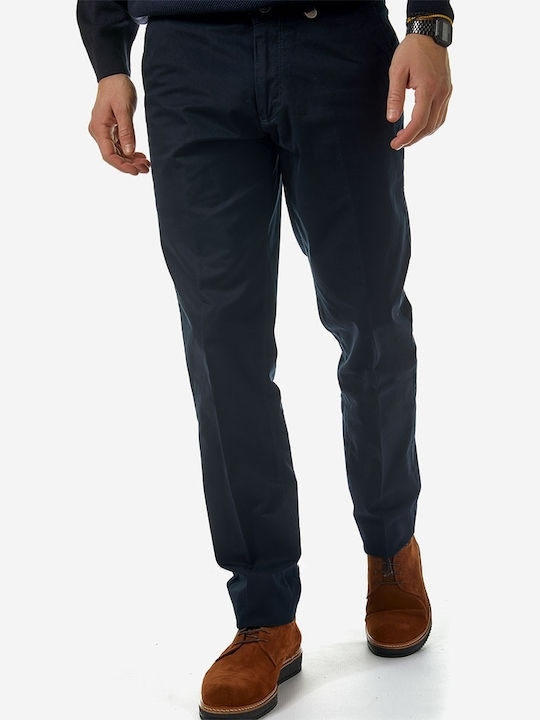 Sogo Trousers Elastic in Regular Fit Marine