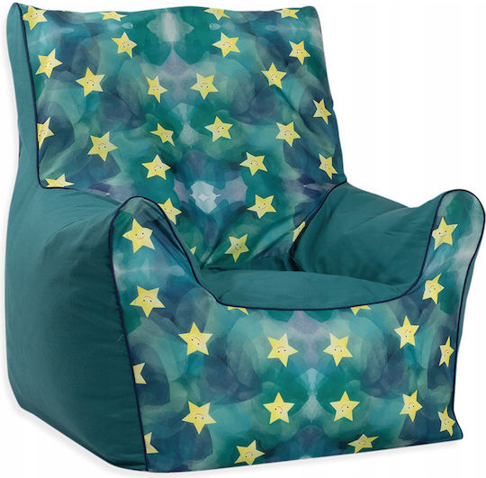 Kids Armchair Stars Green