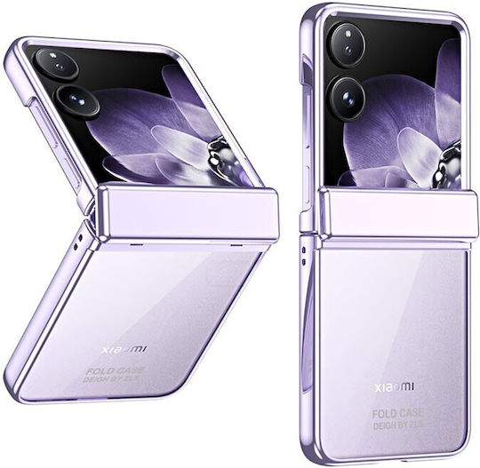 Electroplating Mirror Book Πλαστικό Μωβ (Xiaomi Mix Flip)
